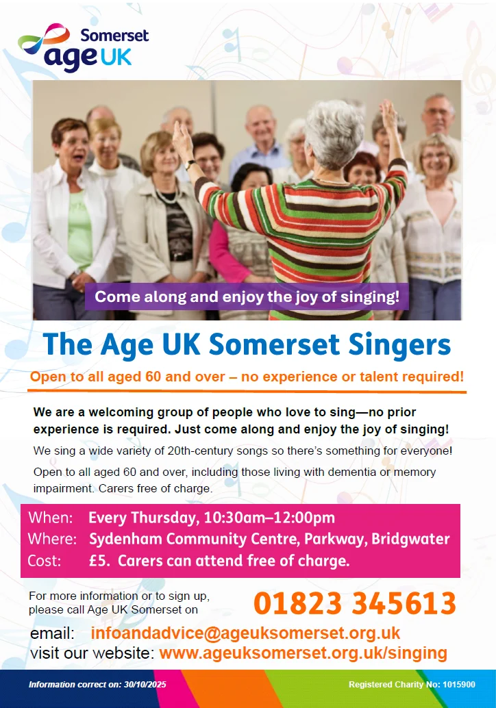 Singing group in Bridgwater